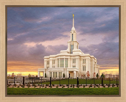 Payson Temple Storm Breaks