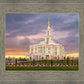 Payson Temple Storm Breaks