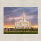 Payson Temple Storm Breaks
