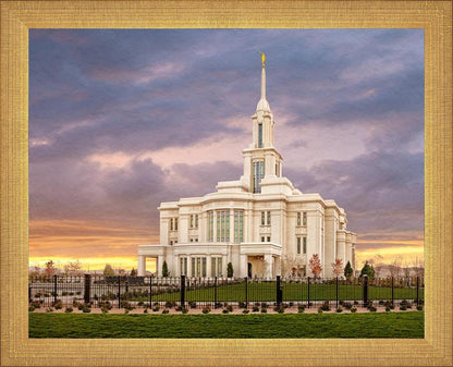 Payson Temple Storm Breaks