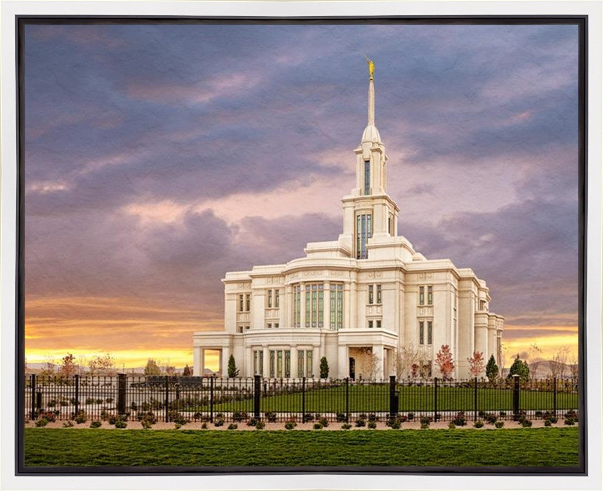 Payson Temple Storm Breaks