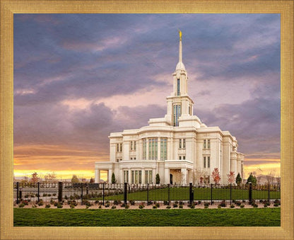 Payson Temple Storm Breaks