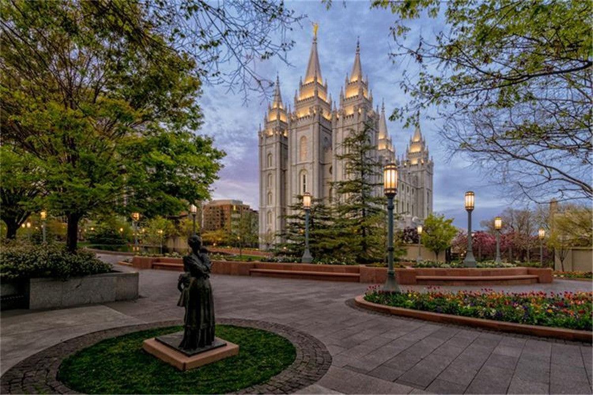Salt Lake Light Unto my Path Gallery Wrap