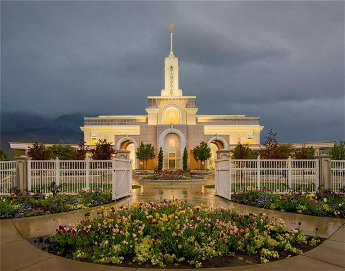 Mt. Timpanogos Evening Showers Gallery Wrap