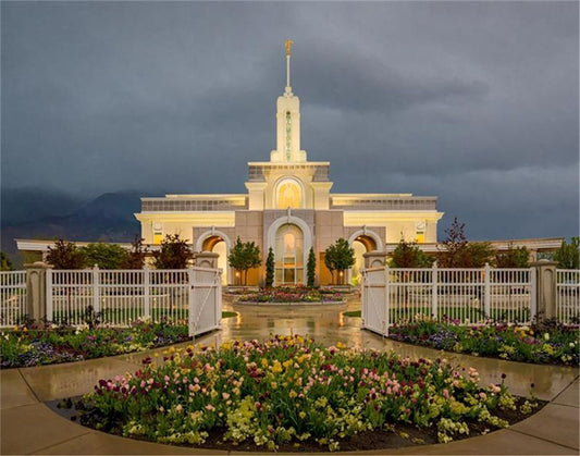 Mt. Timpanogos Evening Showers Gallery Wrap