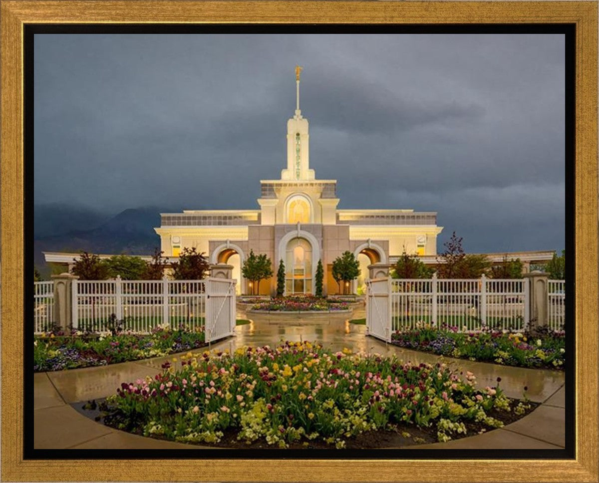 Mt. Timpanogos Evening Showers Gallery Wrap