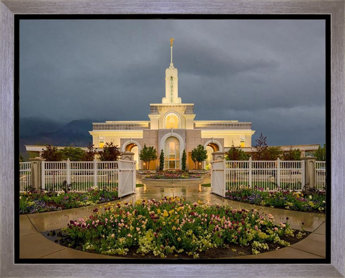 Mt. Timpanogos Evening Showers Gallery Wrap
