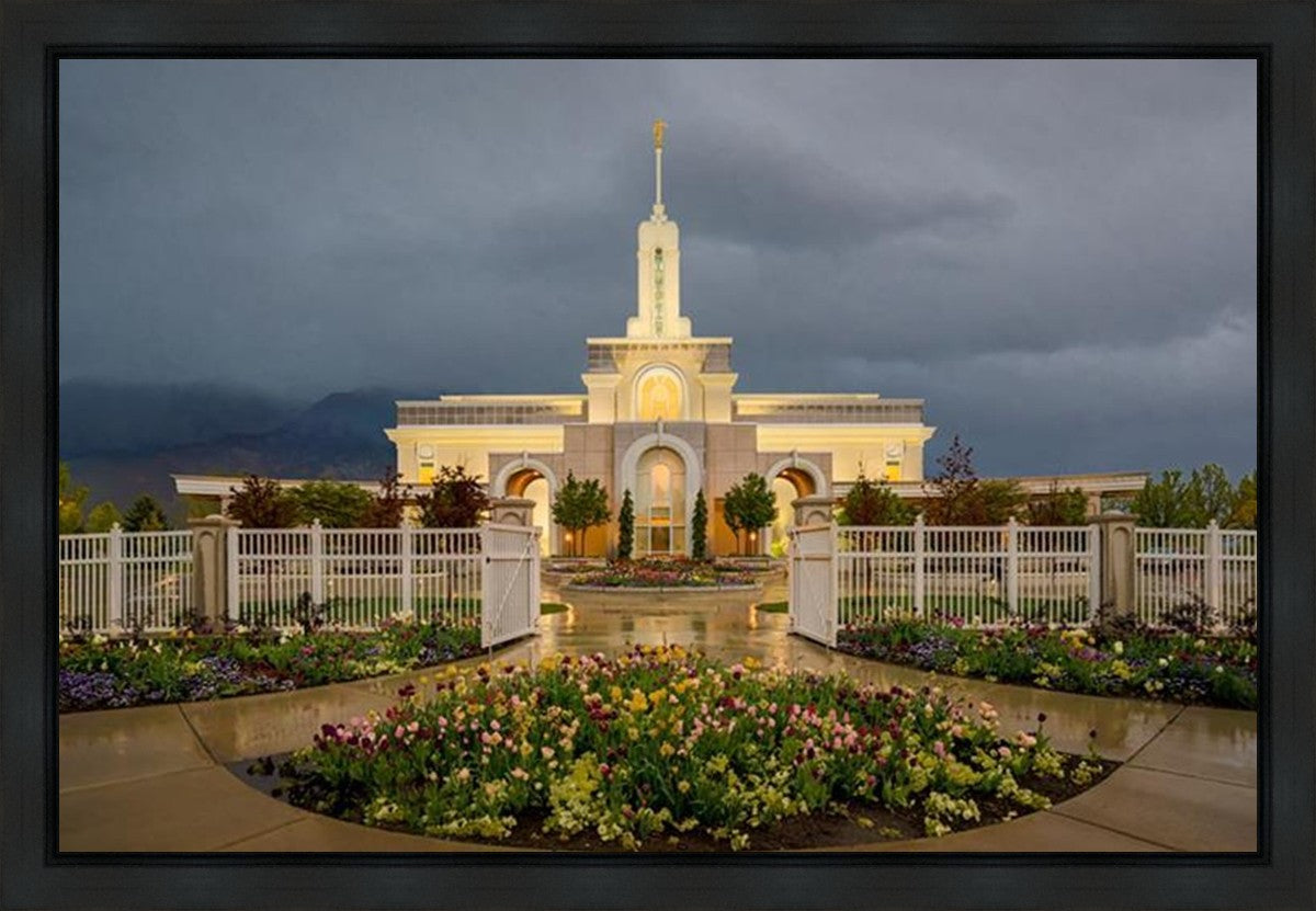 Mt. Timpanogos Evening Showers Gallery Wrap