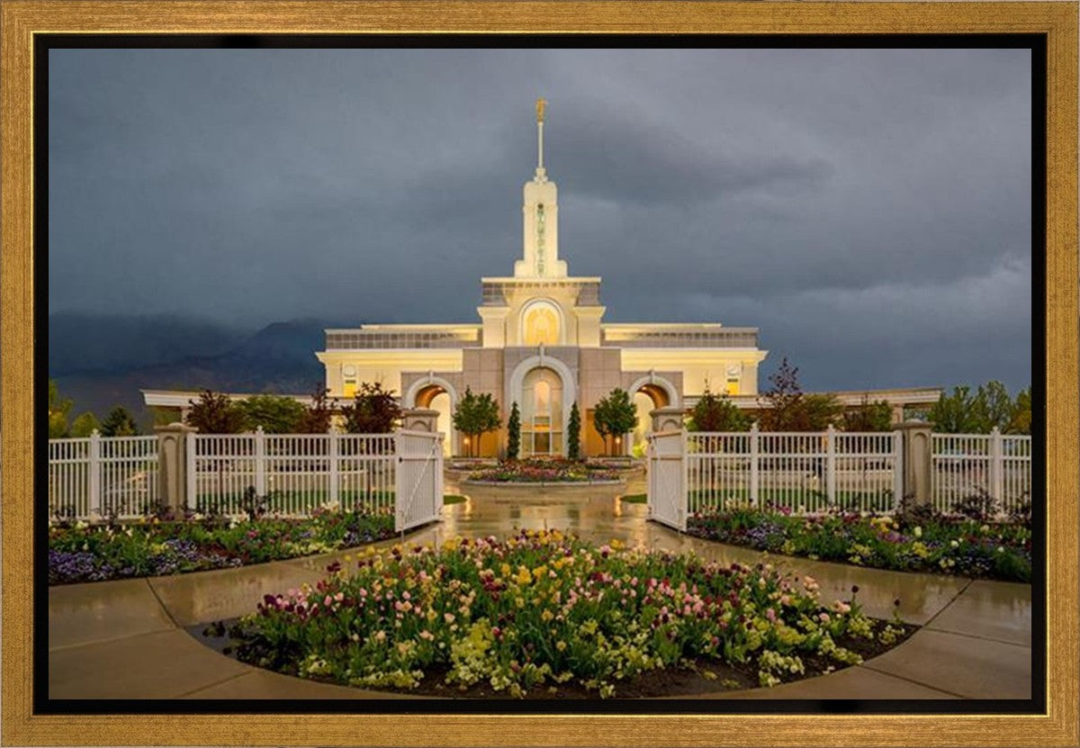 Mt. Timpanogos Evening Showers Gallery Wrap