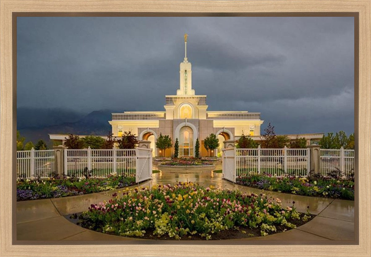 Mt. Timpanogos Evening Showers Gallery Wrap