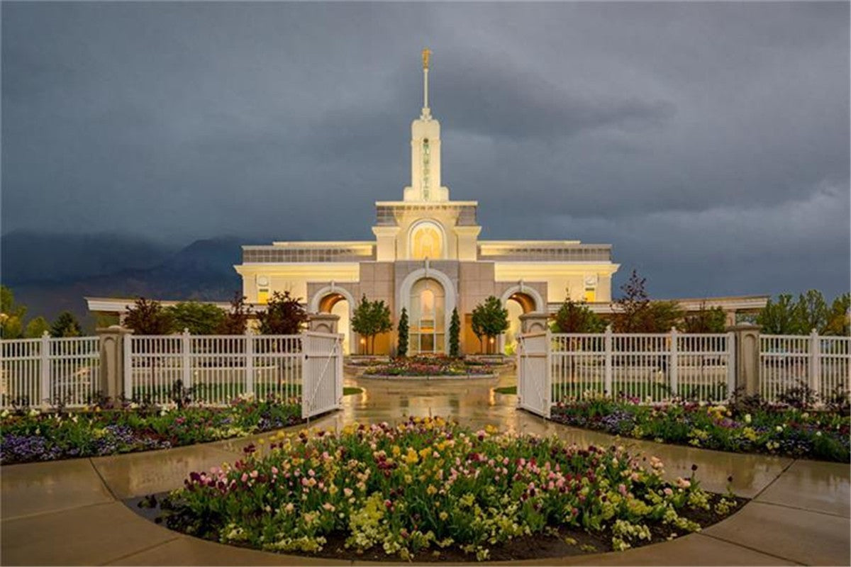 Mt. Timpanogos Evening Showers Gallery Wrap