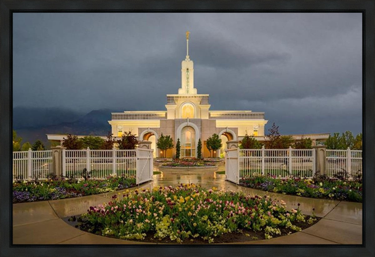 Mt. Timpanogos Evening Showers Gallery Wrap