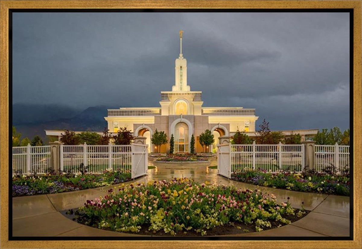 Mt. Timpanogos Evening Showers Gallery Wrap