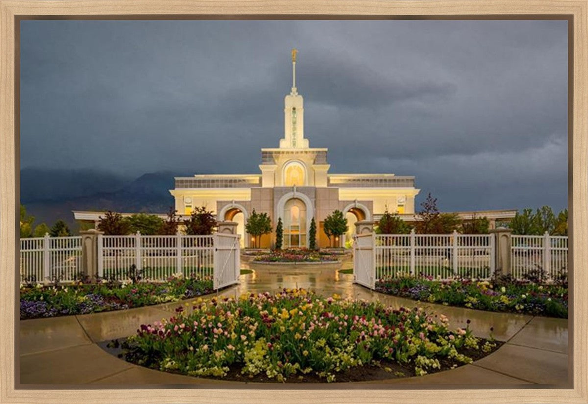 Mt. Timpanogos Evening Showers Gallery Wrap