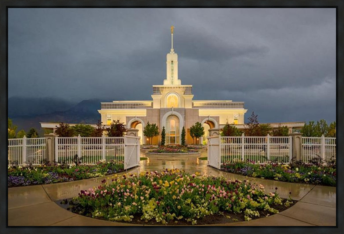 Mt. Timpanogos Evening Showers Gallery Wrap