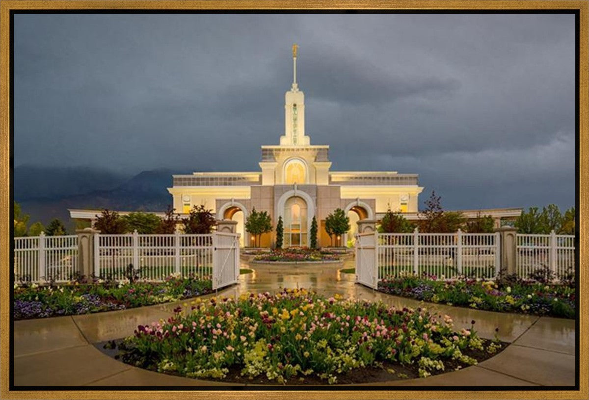Mt. Timpanogos Evening Showers Gallery Wrap