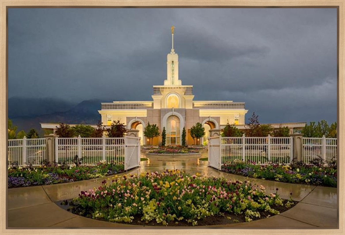 Mt. Timpanogos Evening Showers Gallery Wrap