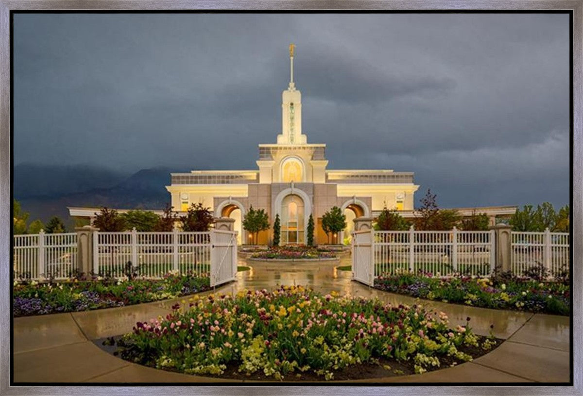 Mt. Timpanogos Evening Showers Gallery Wrap