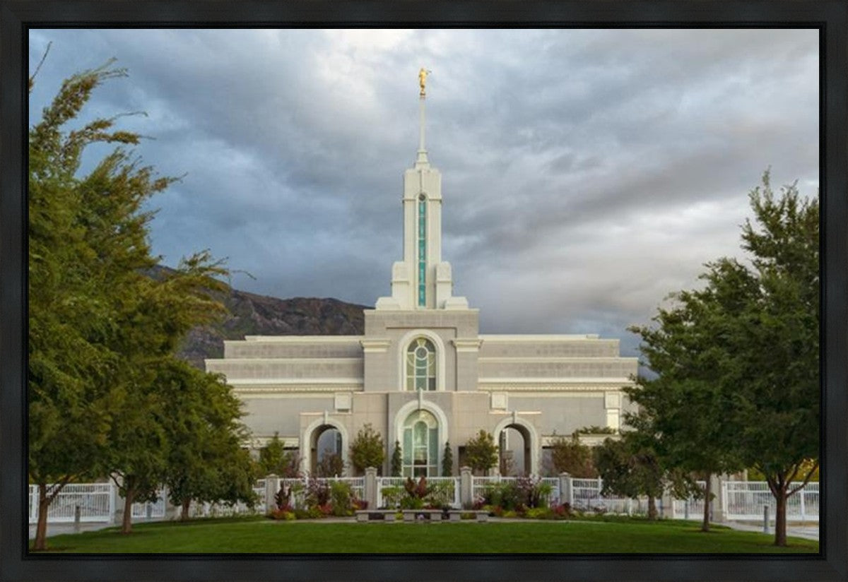 Mt. Timpanogos Summer Rain Gallery Wrap