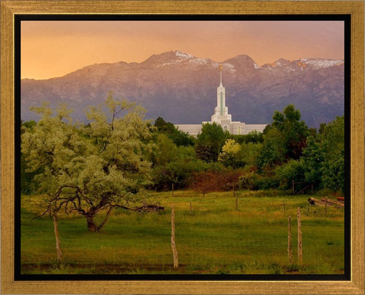 Timpanogos Mountain of the Lord Gallery Wrap