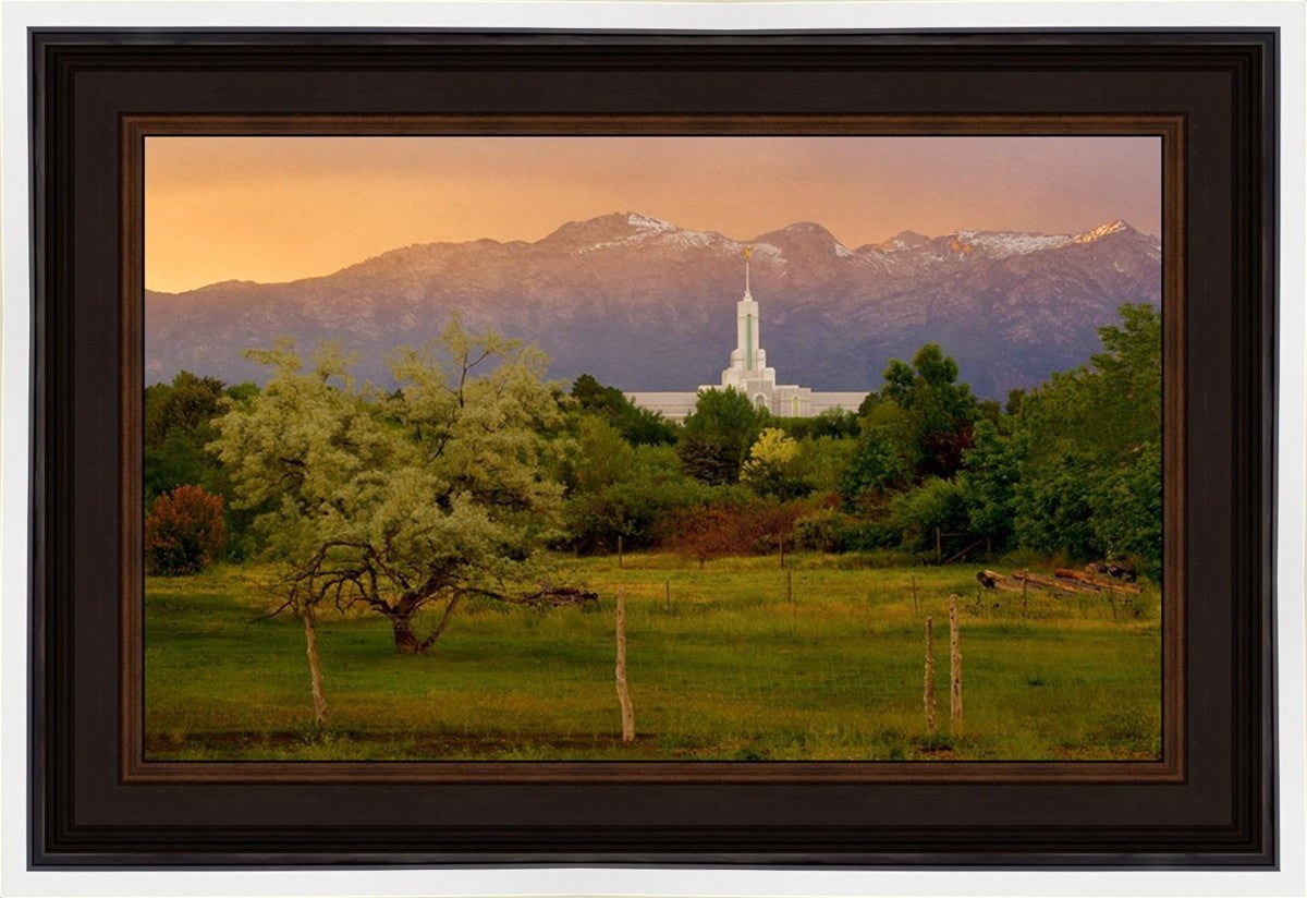 Timpanogos Mountain of the Lord Gallery Wrap