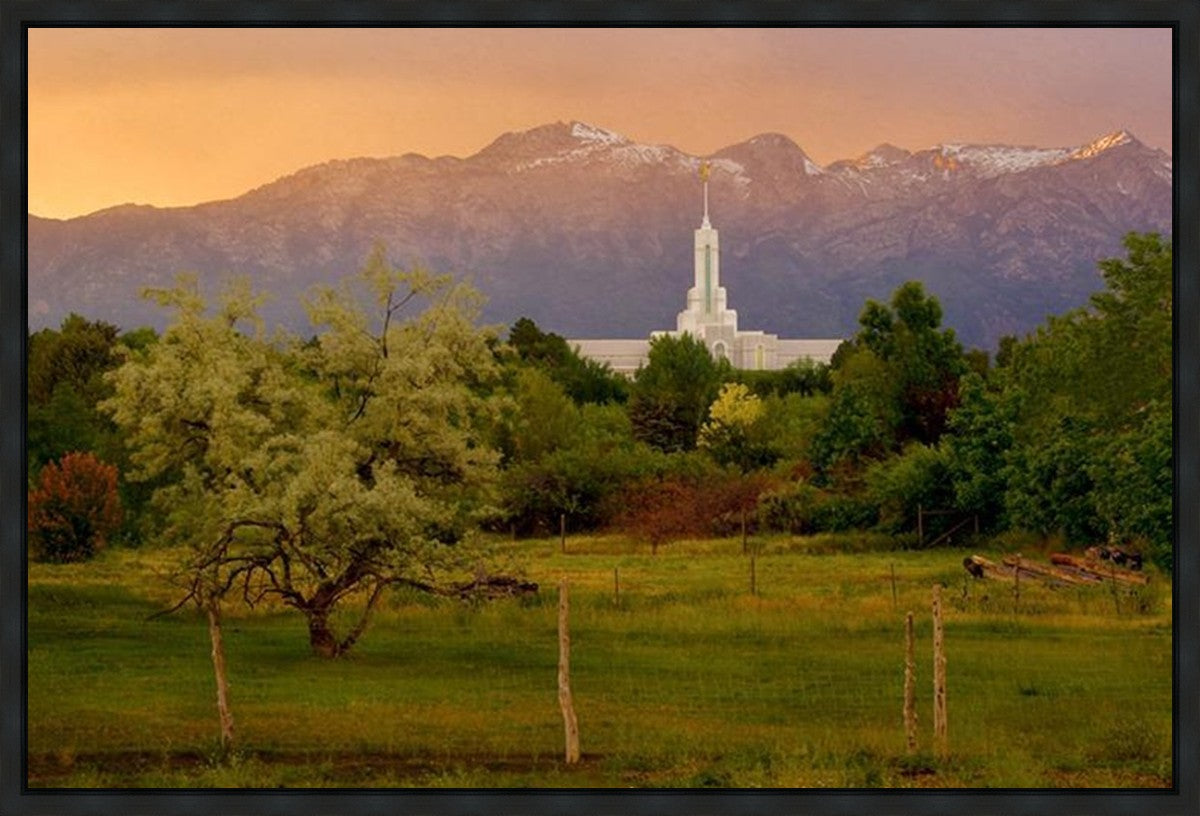 Timpanogos Mountain of the Lord Gallery Wrap