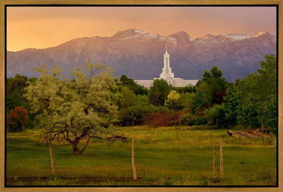 Timpanogos Mountain of the Lord Gallery Wrap