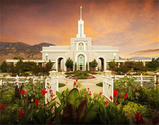 Mt. Timpanogos Summer Gates Gallery Wrap