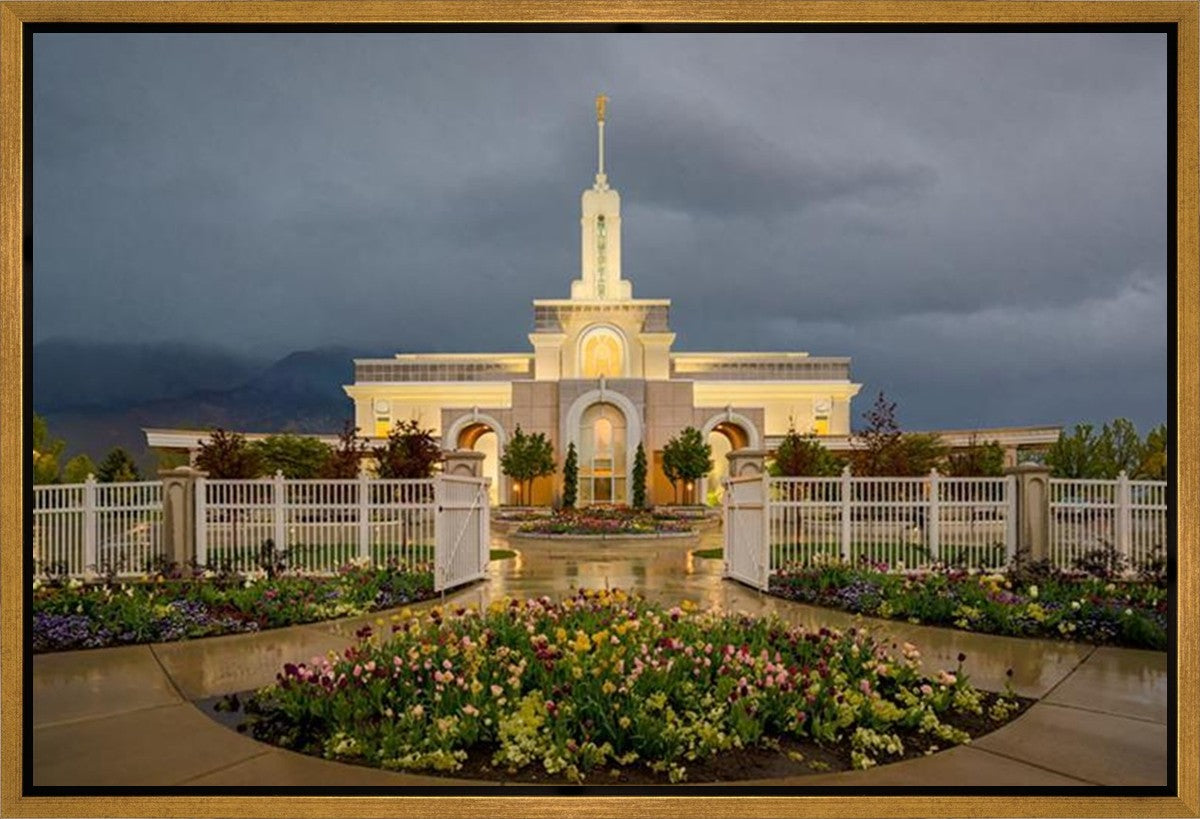 Mt. Timpanogos Evening Showers Gallery Wrap