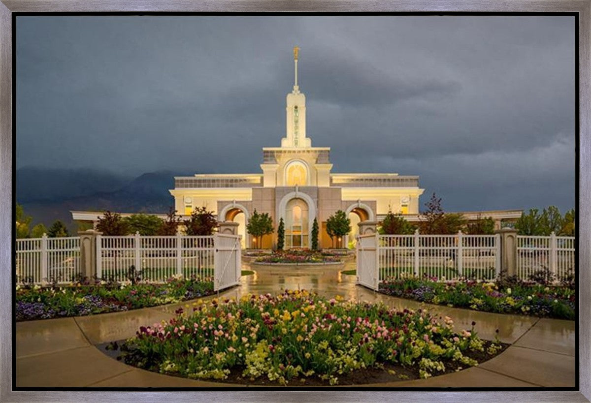 Mt. Timpanogos Evening Showers Gallery Wrap