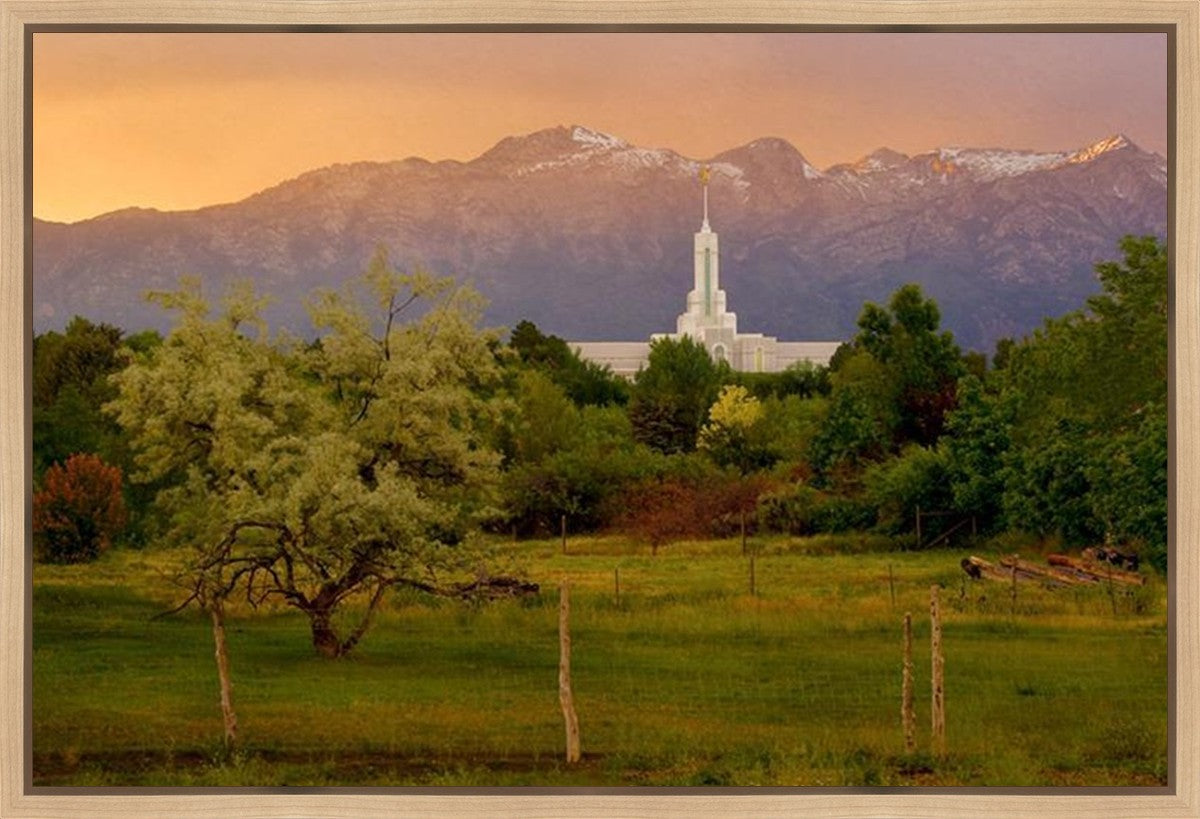 Timpanogos Mountain of the Lord Gallery Wrap