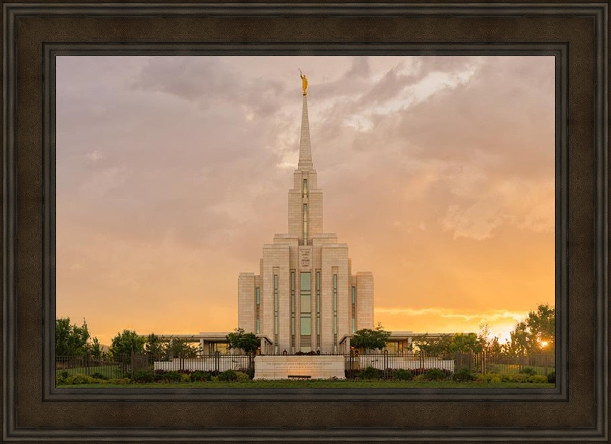 Oquirrh Mountain Sunset