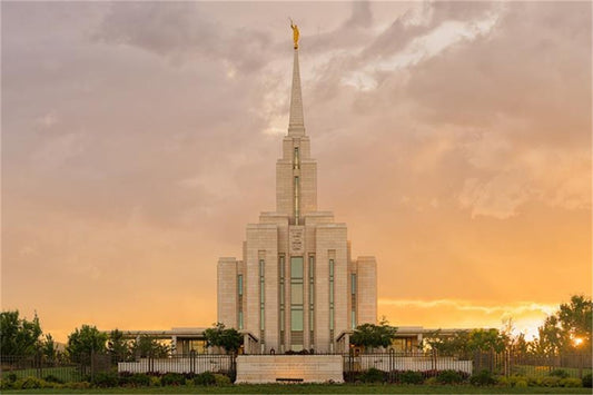 Oquirrh Mountain Sunset Gallery Wrap