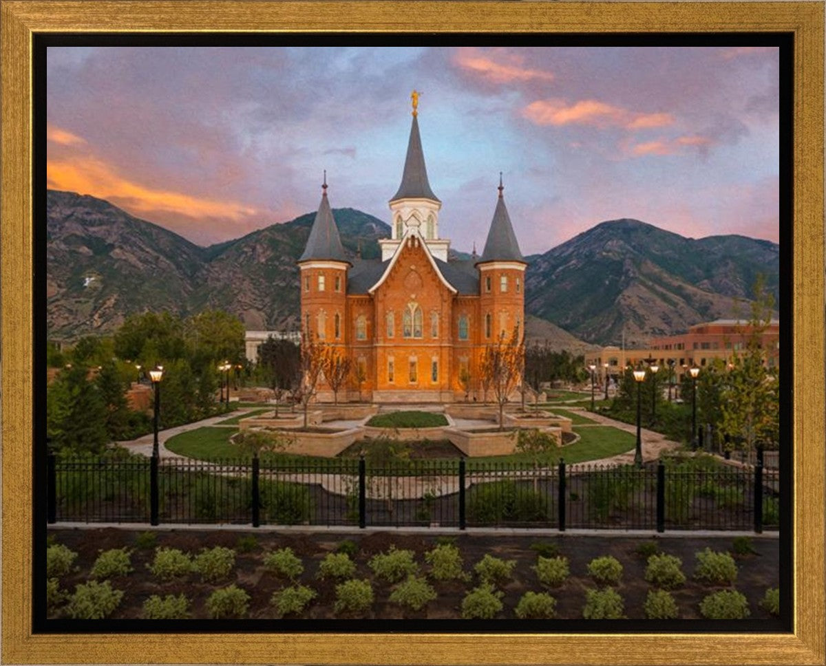 Provo CC Evening Glow Gallery Wrap