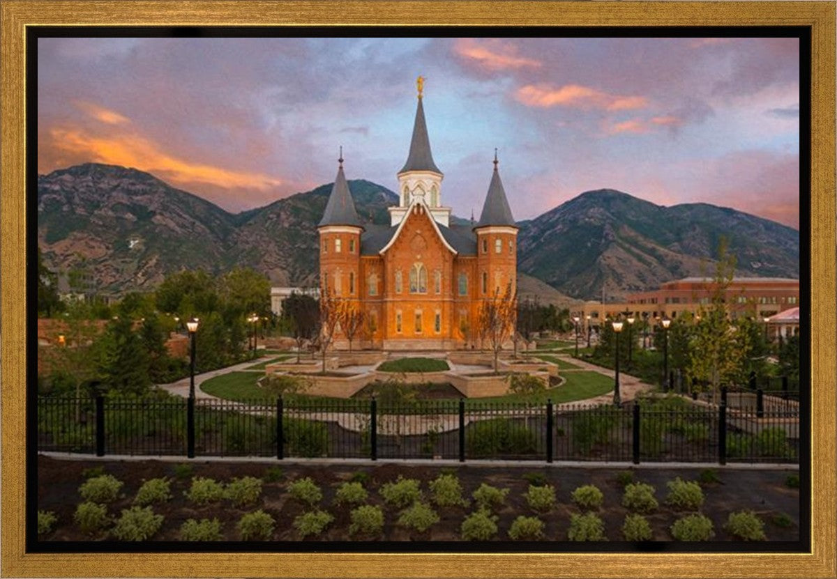 Provo CC Evening Glow Gallery Wrap