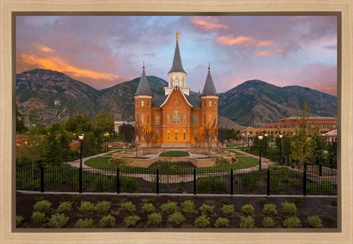 Provo CC Evening Glow Gallery Wrap