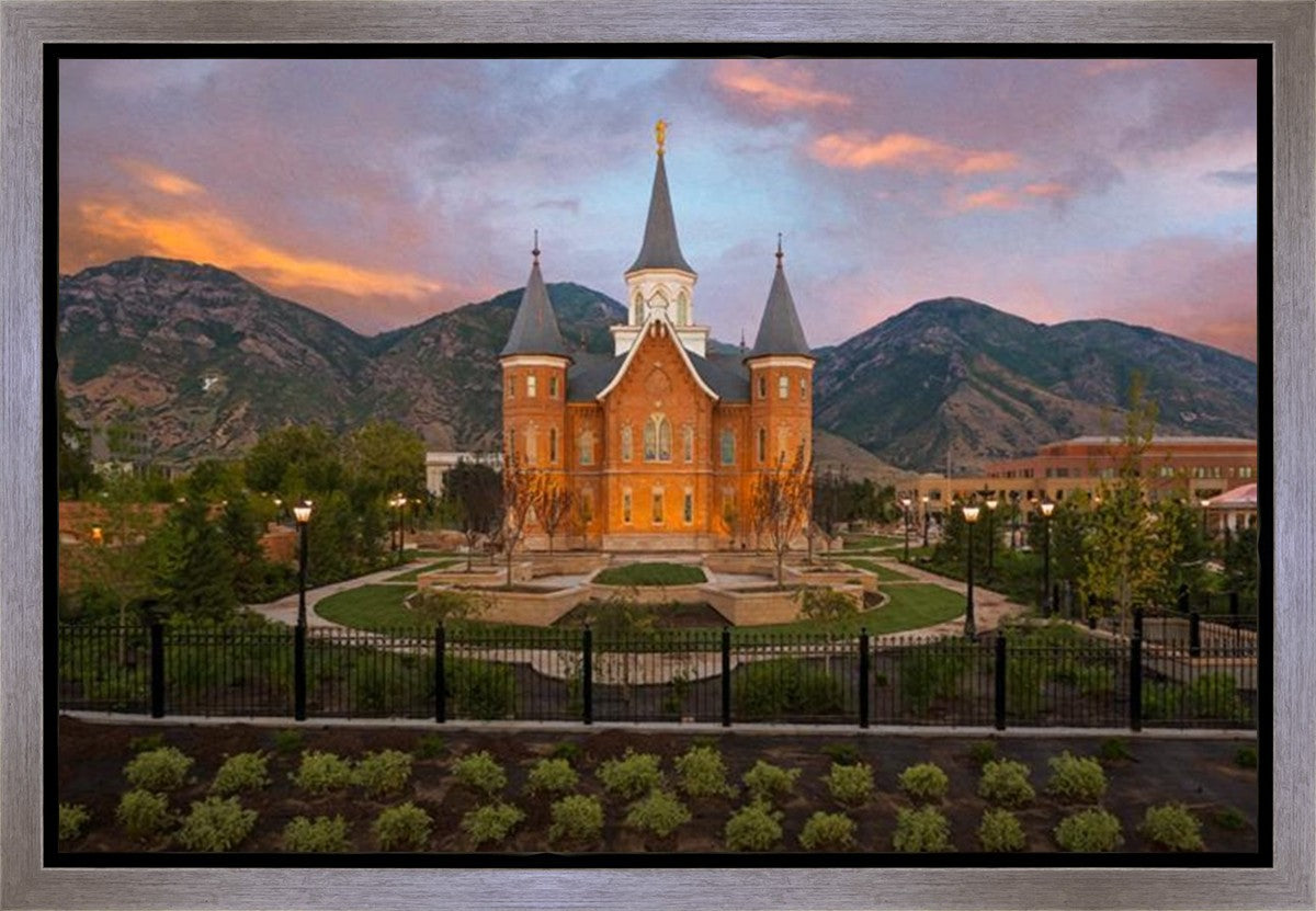 Provo CC Evening Glow Gallery Wrap