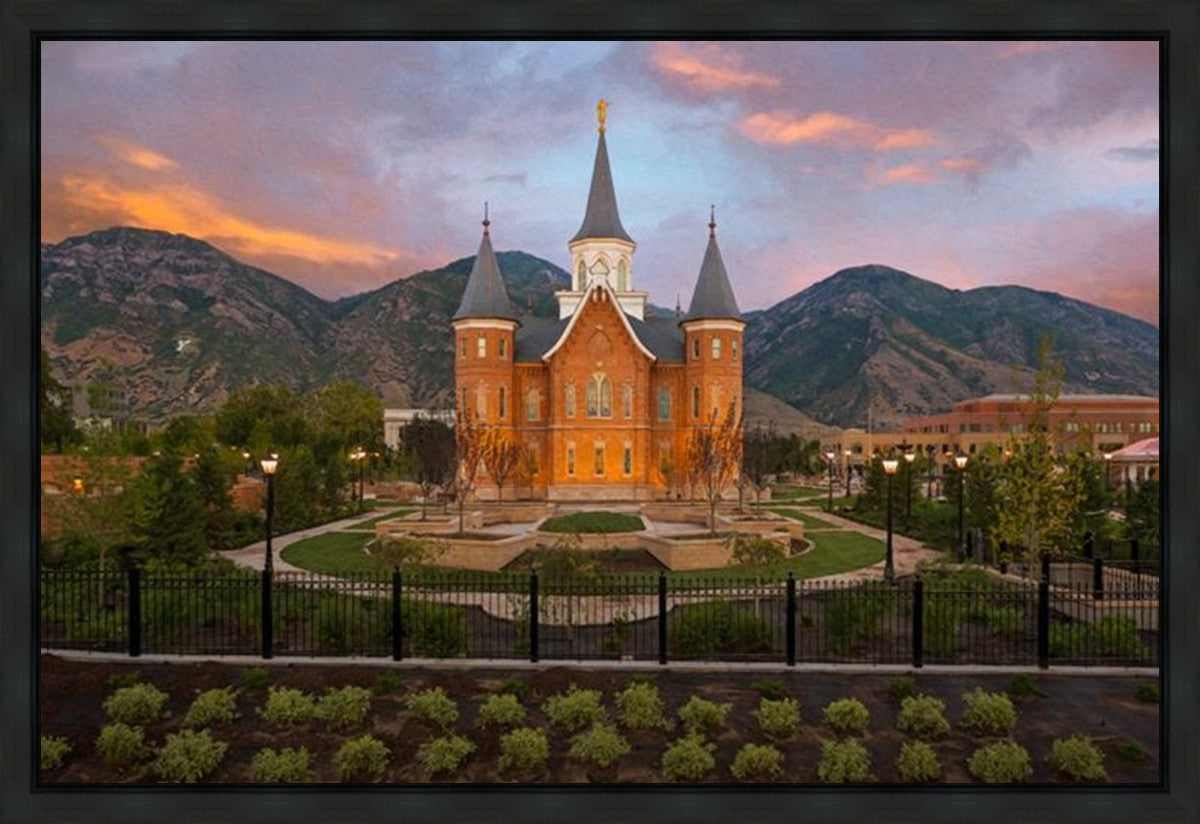 Provo CC Evening Glow Gallery Wrap