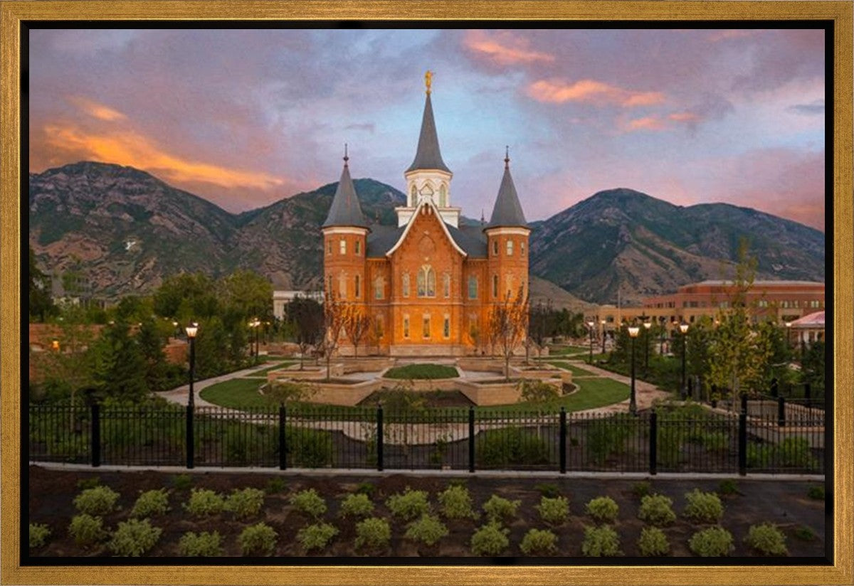 Provo CC Evening Glow Gallery Wrap