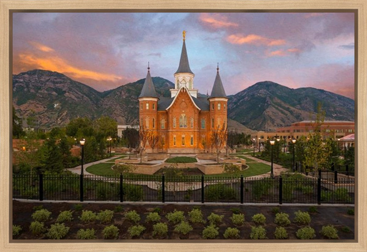 Provo CC Evening Glow Gallery Wrap