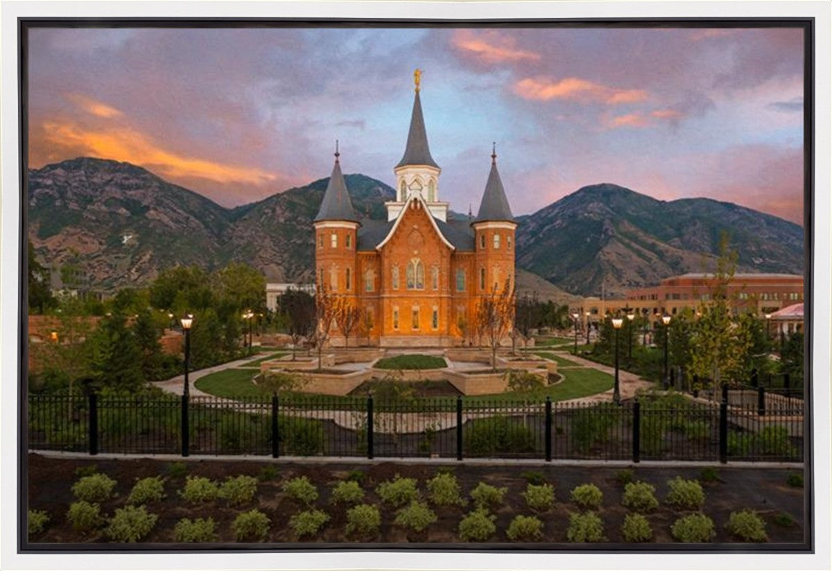 Provo CC Evening Glow Gallery Wrap