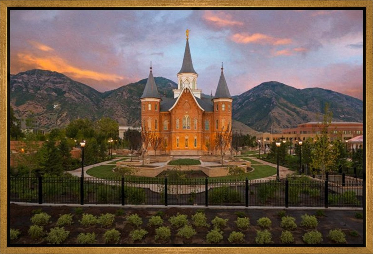 Provo CC Evening Glow Gallery Wrap