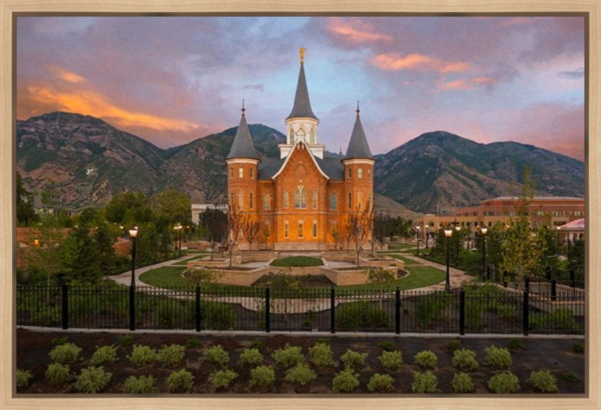 Provo CC Evening Glow Gallery Wrap
