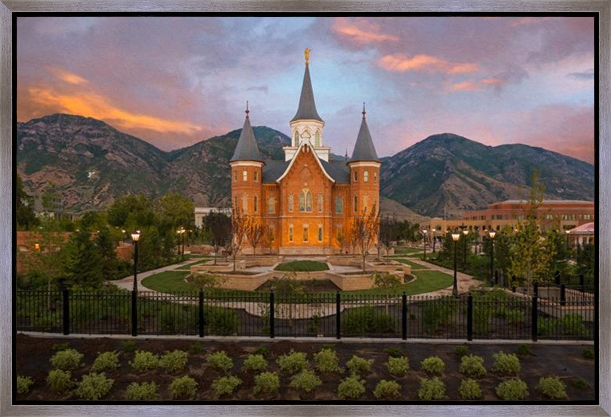 Provo CC Evening Glow Gallery Wrap