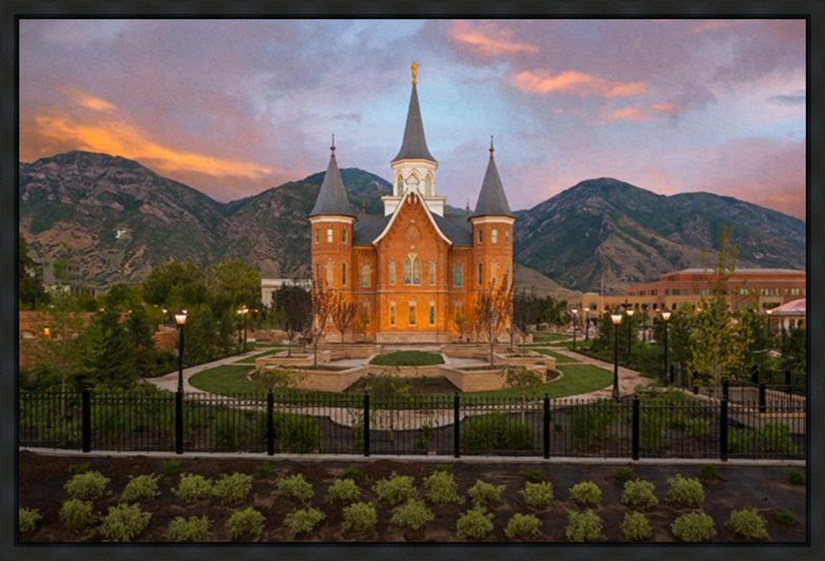Provo CC Evening Glow Gallery Wrap