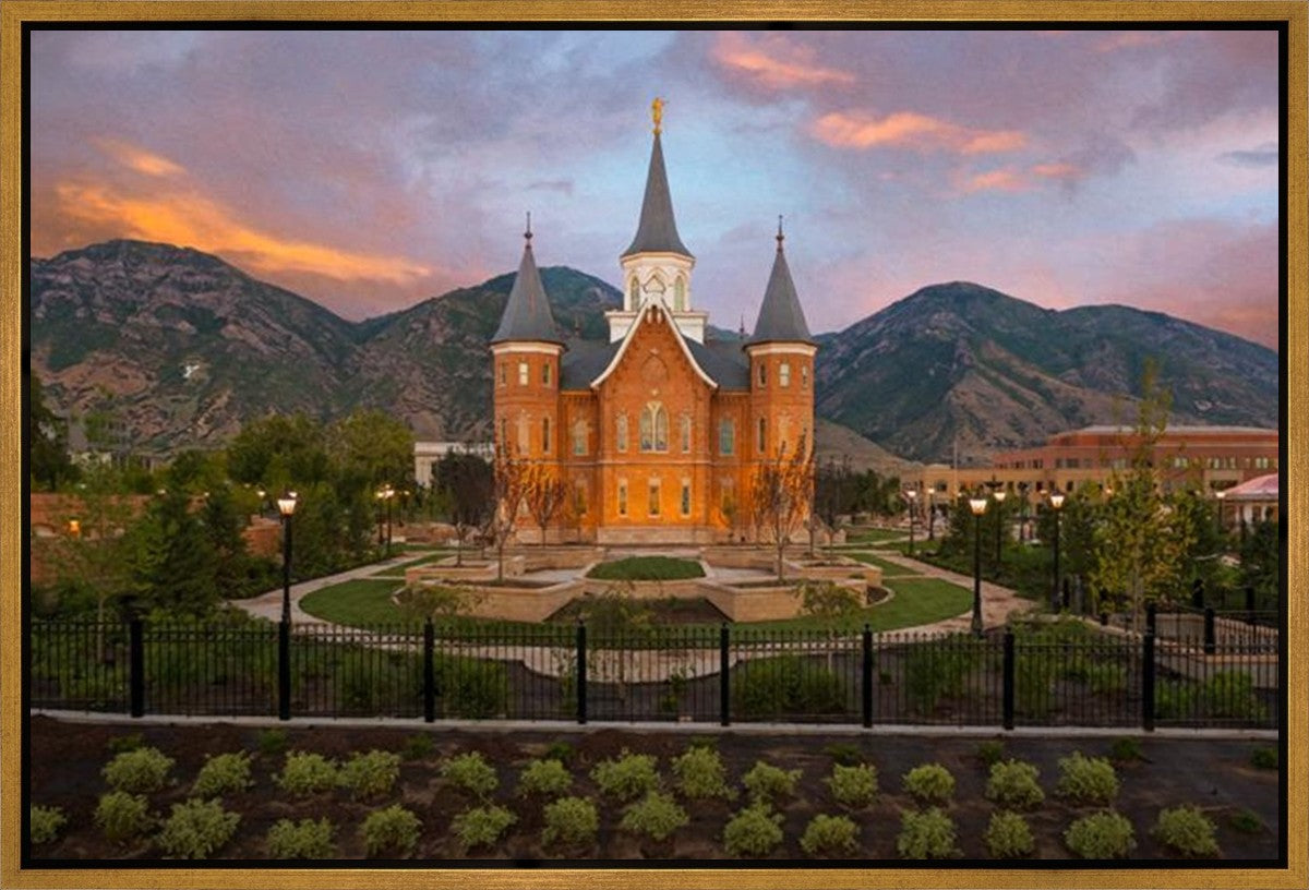 Provo CC Evening Glow Gallery Wrap