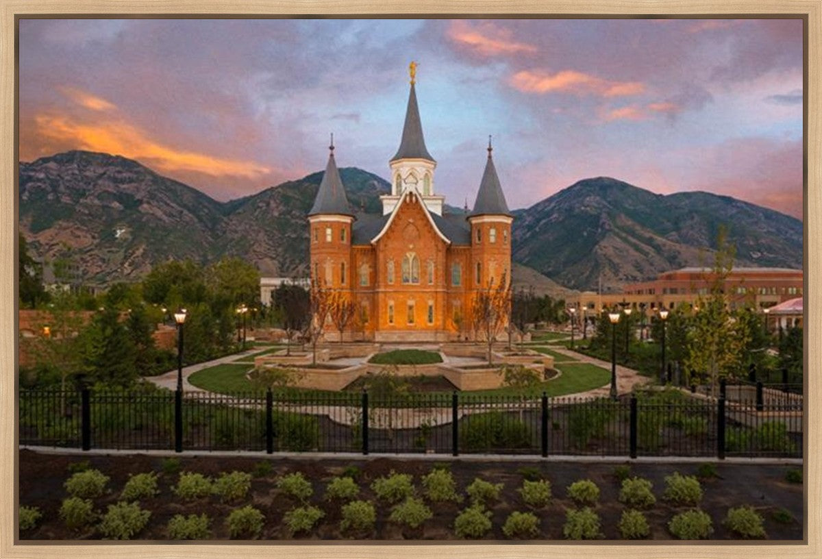 Provo CC Evening Glow Gallery Wrap