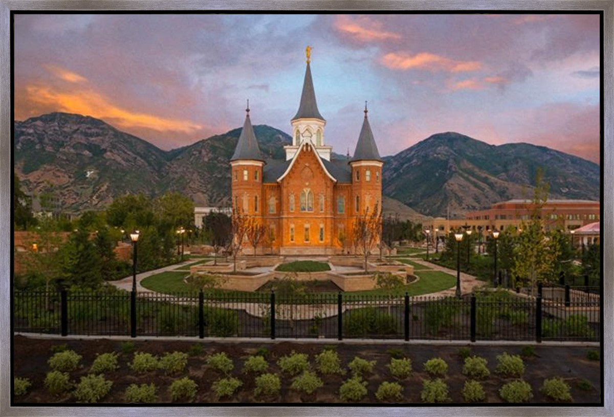 Provo CC Evening Glow Gallery Wrap