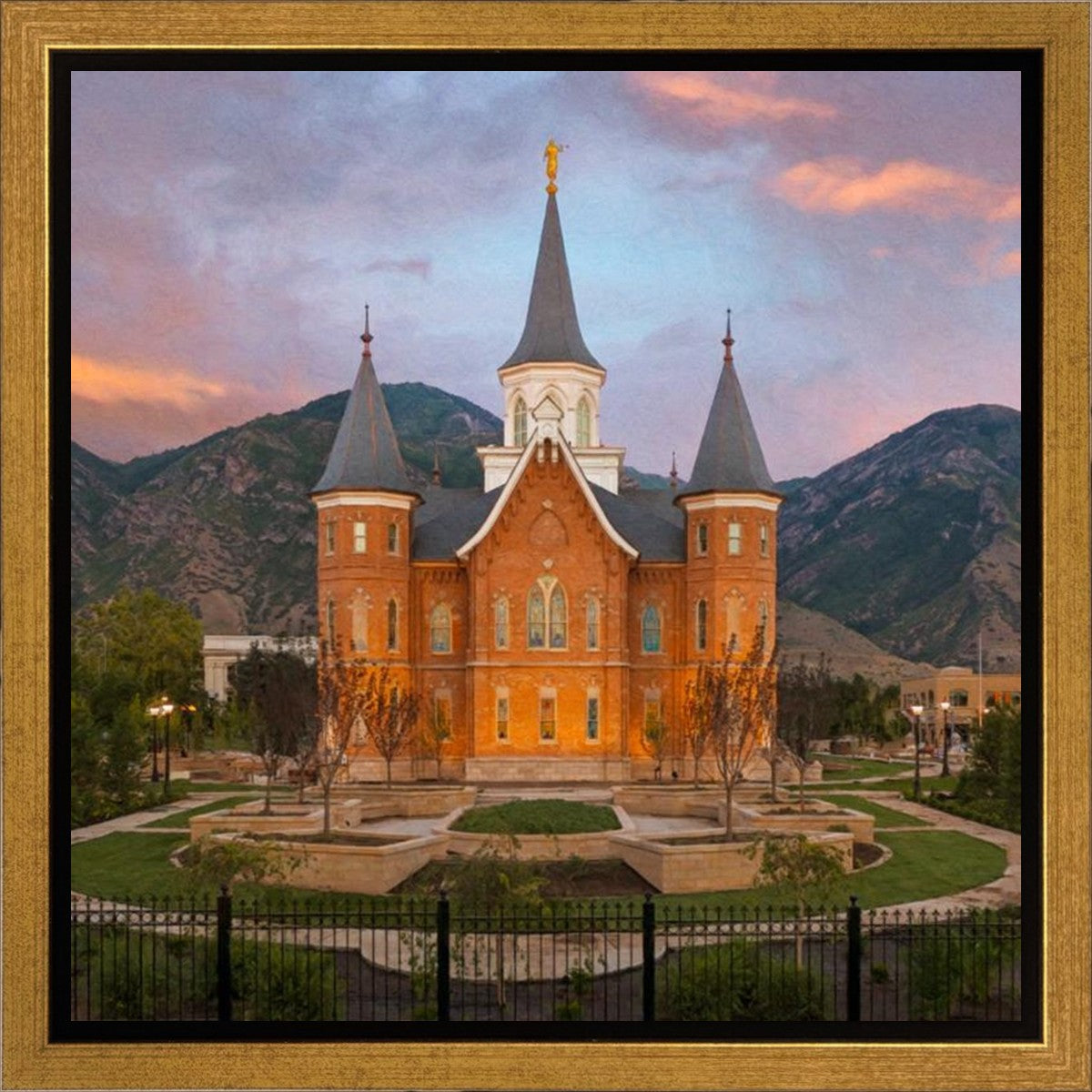Provo CC Evening Glow Gallery Wrap