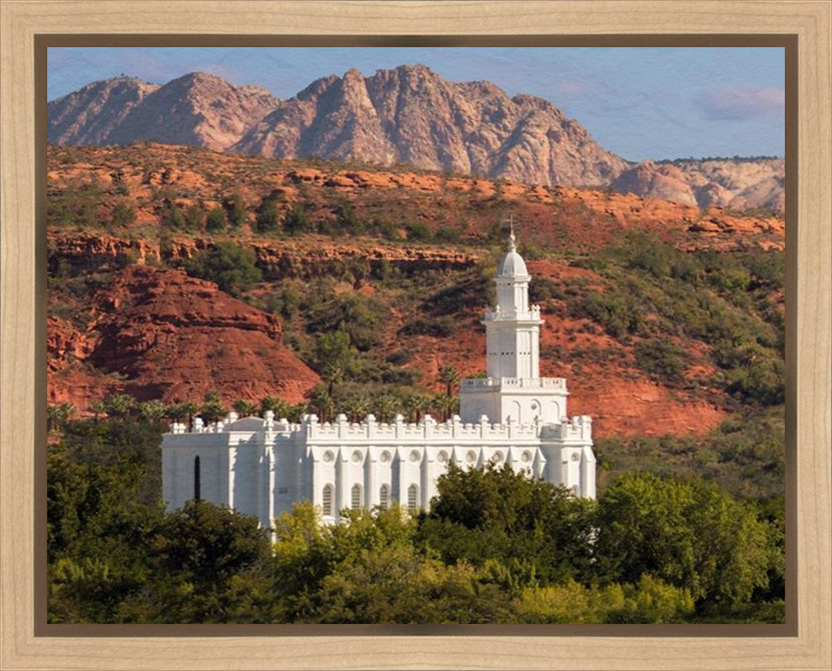 St George Red Cliffs Gallery Wrap